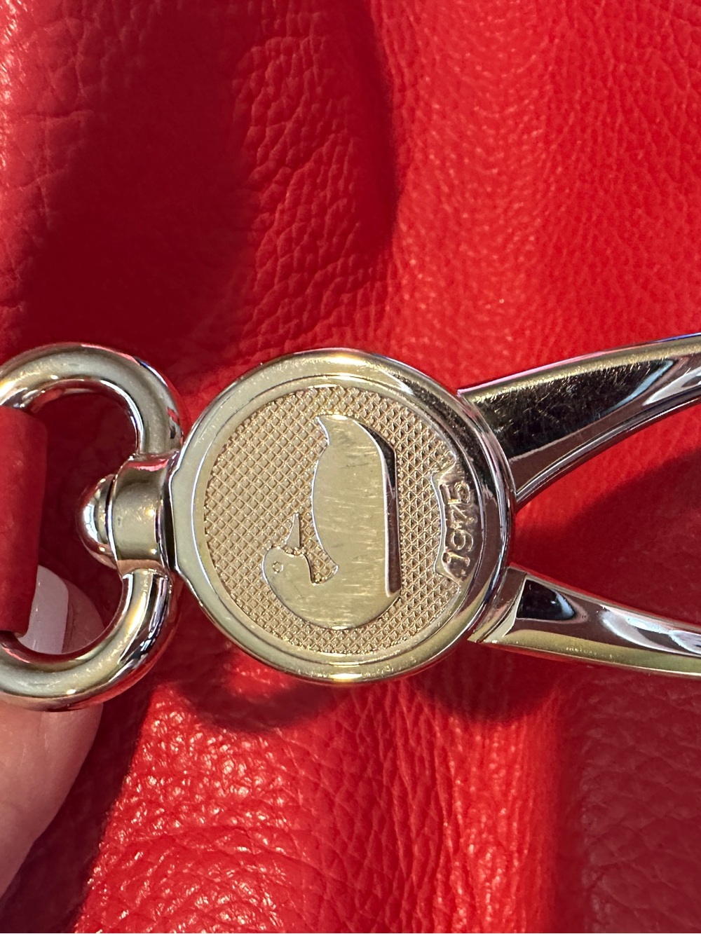Dooney & Bourke Hot Pink Leather Shoulder Hobo with Gold Hardware - Picture 12 of 12